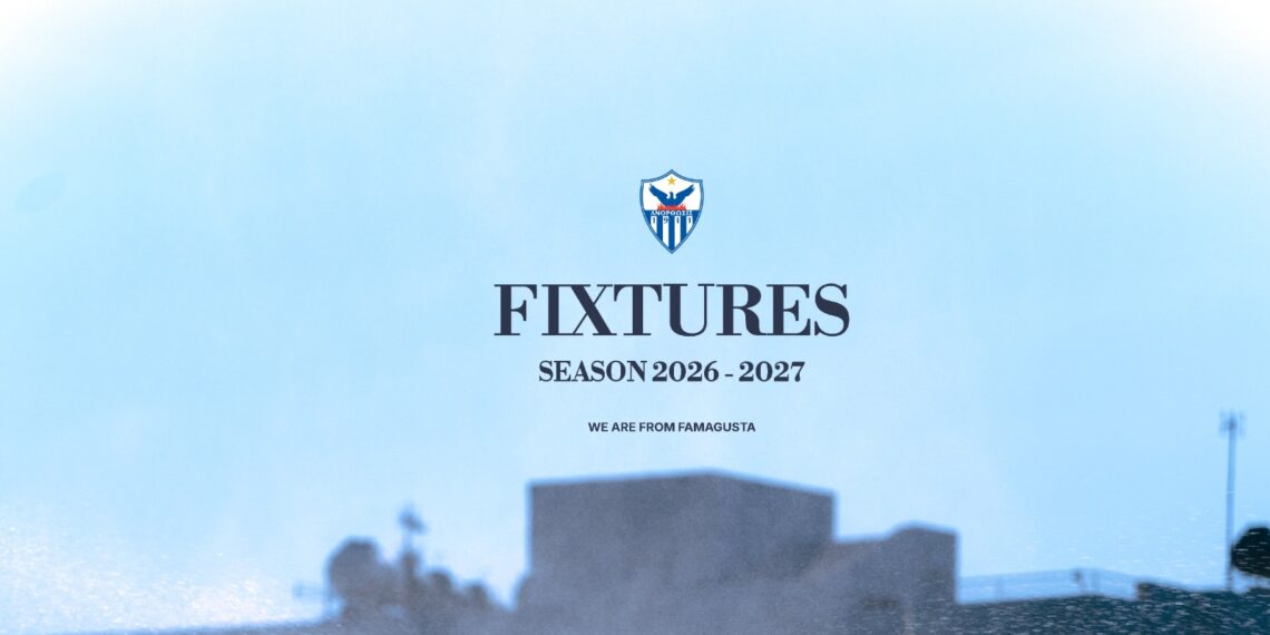 Cyprus League by Stoiximan 2026-27: Το πλήρες πρόγραμμα της ομάδας μας